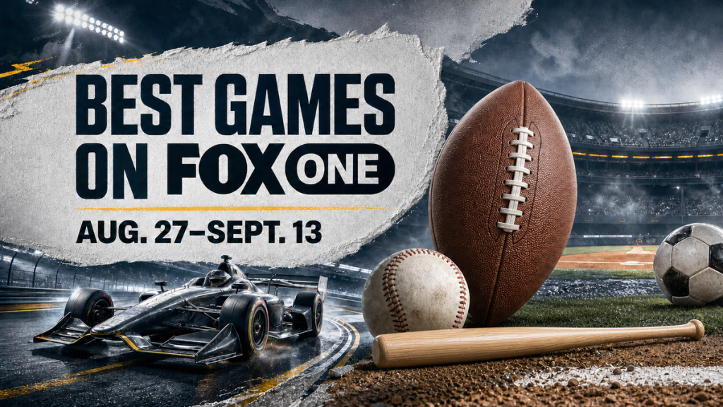 FOX One 8月27日至9月13日最佳赛事：大学橄榄球、NFL、MLB等